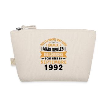 Les légendes sont nées en Septembre 1992 Cadeau - Trousse biologique - nature - Devant