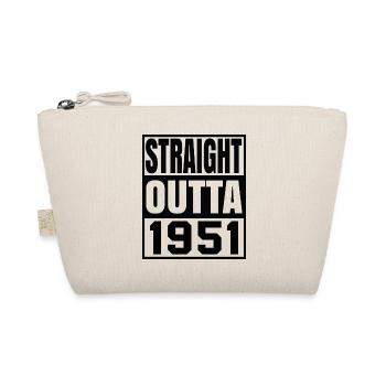 STRAIGHT OUTTA 1951 - Bio-Täschchen - Natur - Vorne