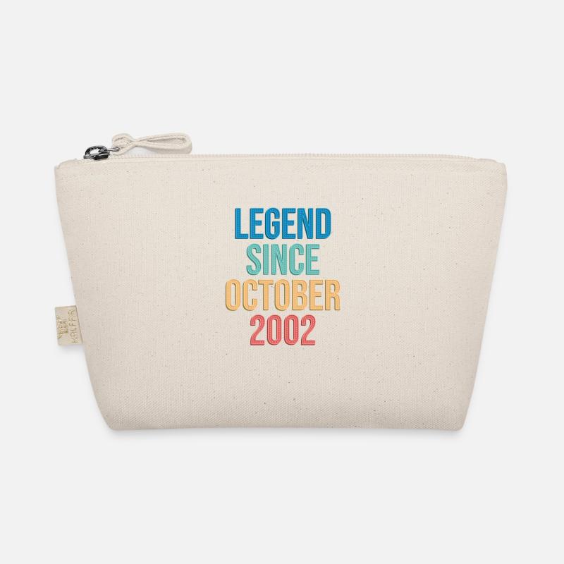Oktober 2002 - 20. Geburtstag Geschenk. Legende. Bio-Täschchen