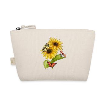 Beautiful Butterflies Sunflower Women Garden - Organic Pouch - nature - Front