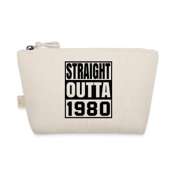 Straight Outta 1980 - Bio-Täschchen - Natur - Vorne