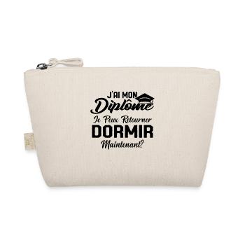 J'ai mon diplôme je peux retourner dormir? - Trousse biologique - nature - Devant