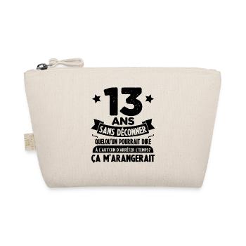13 Ans anniversaire 13 anniversaire cadeau 13 ans - Trousse biologique - nature - Devant