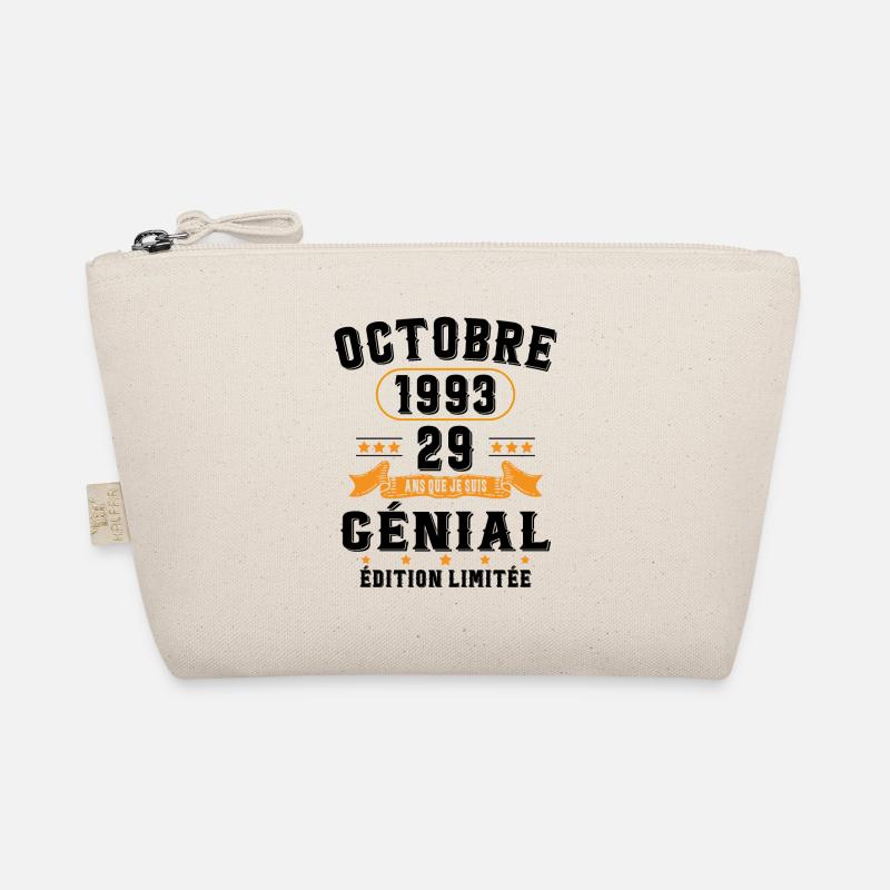 29 Ans Anniversaire Vintage Né(e) en Octobre 1993 Trousse biologique