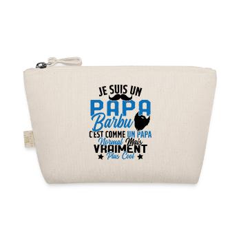 Papa Barbu Humour Cadeau Fête des Pères - Trousse biologique - nature - Devant
