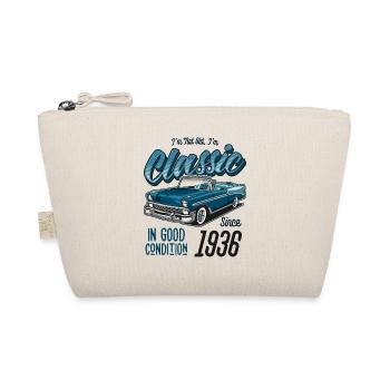 I'm Not Old I'm Classic Car Vintage Born In 1936 - Organic Pouch - nature - Front