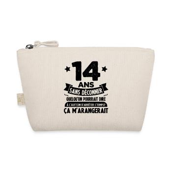 14 ans anniversaire 14 anniversaire cadeau 14 ans - Trousse biologique - nature - Devant