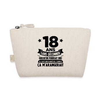 18 ans anniversaire 18 anniversaire cadeau 18 ans - Trousse biologique - nature - Devant