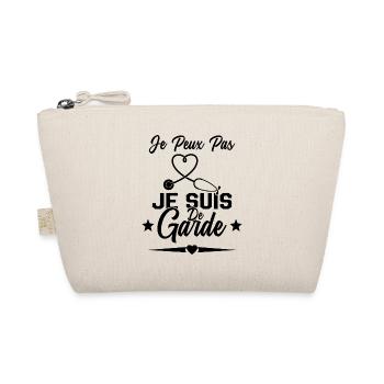 Je Peux Pas Je Suis De Garde Drôle Infirmier - Trousse biologique - nature - Devant