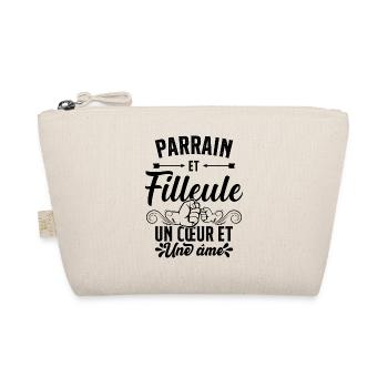 Parrain et Filleule Oncle Familie Humour Cadeau - Trousse biologique - nature - Devant