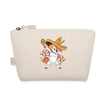 Cinco De Mayo Party Süßes Dabbing mexikanisches Einhorn - Bio-Täschchen - Natur - Vorne