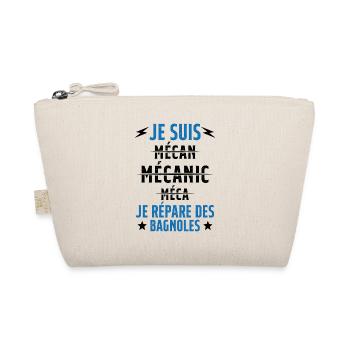 Je suis un Super Mecanicien - idée cadeau - Trousse biologique - nature - Devant