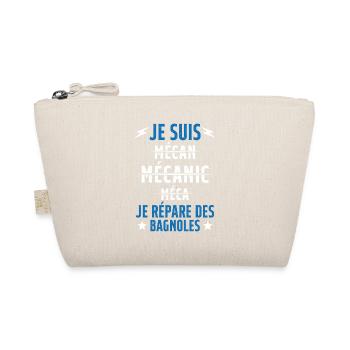 Je suis un Super Mecanicien - idée cadeau - Trousse biologique - nature - Devant