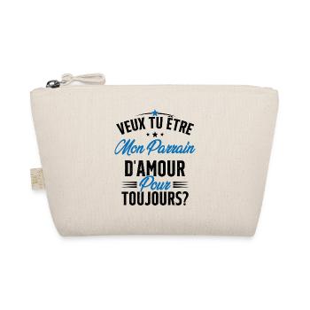 Veux Tu Être Mon Parrain D'amour pour toujours - Trousse biologique - nature - Devant