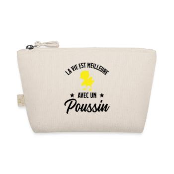 La vie est Meilleure avec un Poussin Cadeau - Trousse biologique - nature - Devant