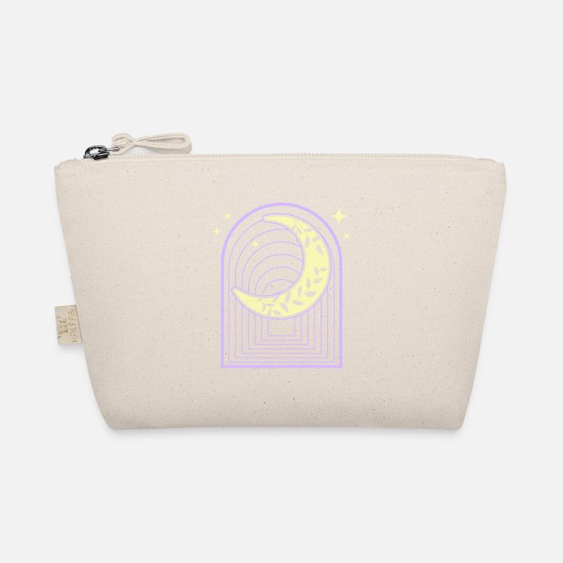 Crescent Pastel Goth Moon Witchy Organic Pouch