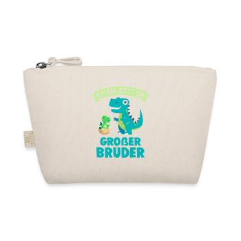 Dino Großer Bruder - Bio-Täschchen - Natur - Vorne