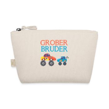 Großer Bruder Monstertruck - Bio-Täschchen - Natur - Vorne