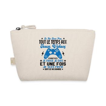 Je ne joue pas tout le temps aux jeux vidéos - Trousse biologique - nature - Devant