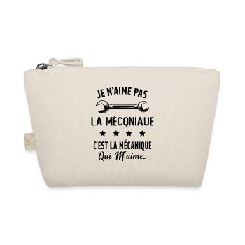 C'est la Mécanique Qui M'aime Cadeau Humour - Trousse biologique - nature - Devant