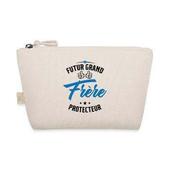 Futur Grand frère Protecteur Cadeau Humour - Trousse biologique - nature - Devant