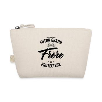 Futur Grand frère Protecteur Cadeau Humour - Trousse biologique - nature - Devant