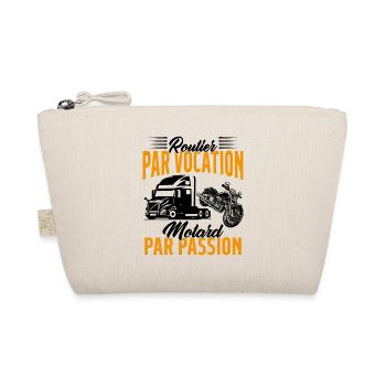 Routier Par Vocation Motard Par Passion Humour - Trousse biologique - nature - Devant