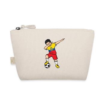 Dabbing Soccer Player Boy Ecuador Soccer - Organic Pouch - nature - Front
