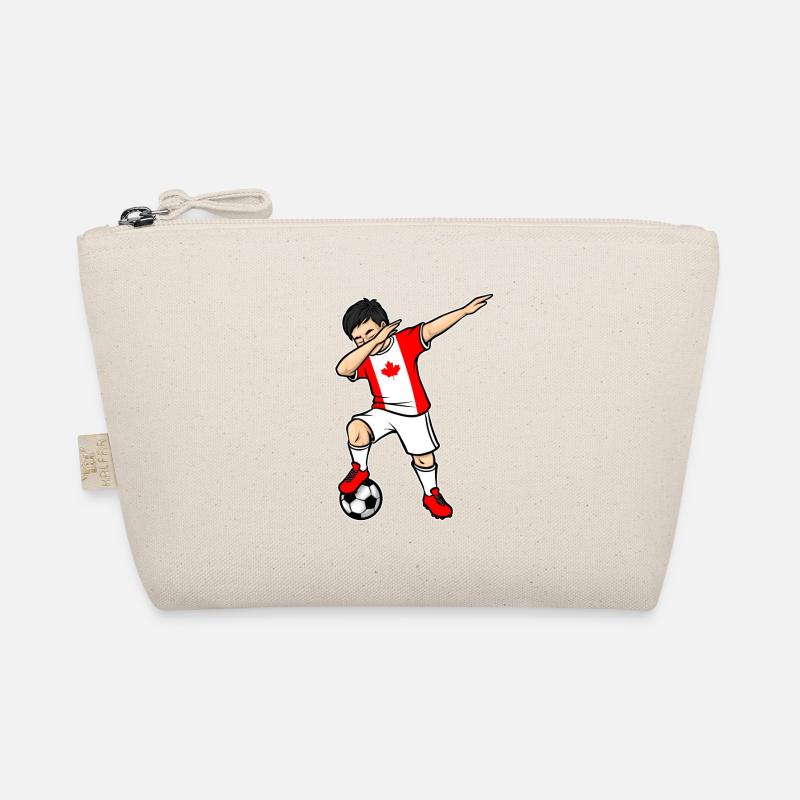 Dabbing Soccer Player Boy Canada Soccer Trousse biologique