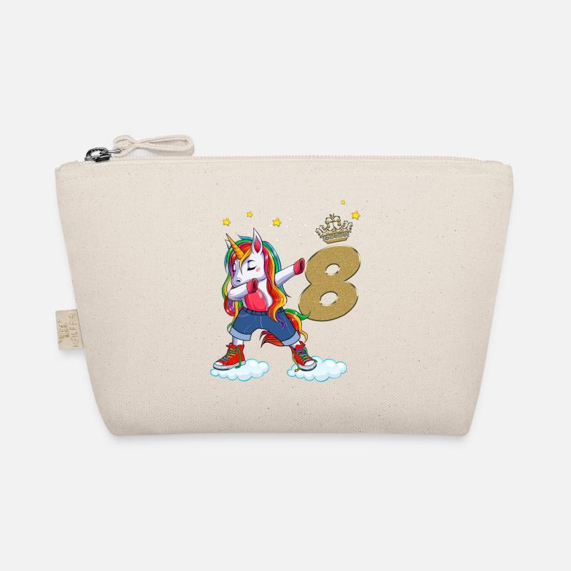 Mädchen Einhorn Geschenk Geburtstag 8 Jahre Bio-Täschchen