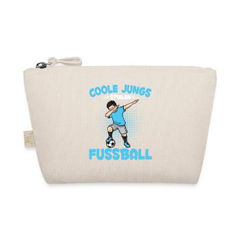 Dabbing Fußballspieler Jungs Fußballer - Bio-Täschchen - Natur - Vorne