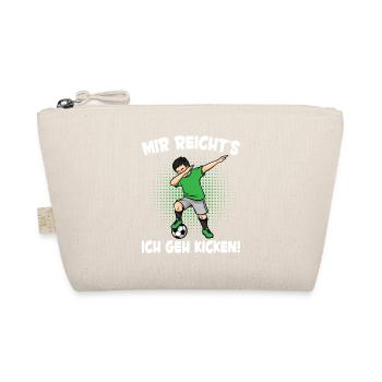 Jungen Mir Reicht's Fußball Lustiges Fußballspiele - Bio-Täschchen - Natur - Vorne