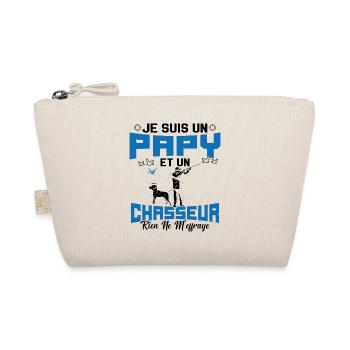 Papy et Chasseur Humour Cadeau - Trousse biologique - nature - Devant