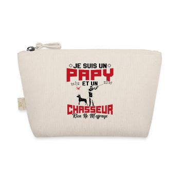 Papy et Chasseur Humour Cadeau - Trousse biologique - nature - Devant