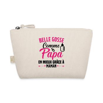 Belle Gosse Comme Papa Cadeau Belle Fille - Trousse biologique - nature - Devant
