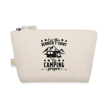 Mon Dernier T-shirt de Camping Cadeau - Trousse biologique - nature - Devant