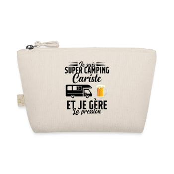 Super Camping Cariste et Je Gère la Pression - Trousse biologique - nature - Devant