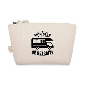 Mon Plan de Retraite Camping Car Humour Cadeau - Trousse biologique - nature - Devant