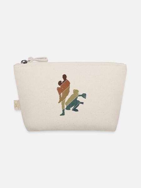 Baseball - Bio-Täschchen - Natur - Vorne