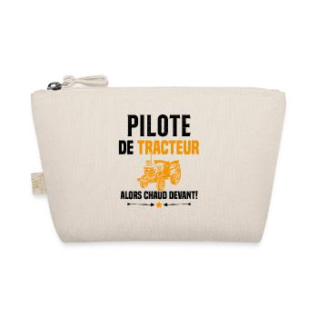 Pilote De Tracteur Cadeau Humour Agriculteur - Trousse biologique - nature - Devant