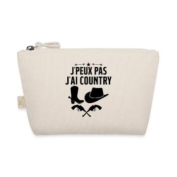 Je Peux Pas J'ai Country Cowboy Western Cadeau - Trousse biologique - nature - Devant
