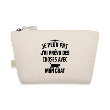Je peux pas j'ai prévu des choses avec mon chat - Trousse biologique - nature - Devant