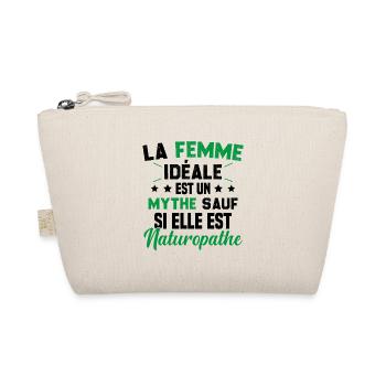 La femme idéale est un mythe sauf naturopathe - Trousse biologique - nature - Devant