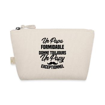 Papa Formidable Donne Toujours Papy Exceptionnel - Trousse biologique - nature - Devant