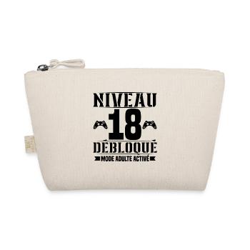 niveau 18 débloqué anniversaire 18 ans - Trousse biologique - nature - Devant