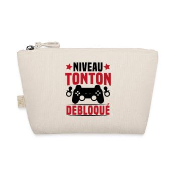 niveau tonton débloqué rétro oncle gamer geek - Trousse biologique - nature - Devant