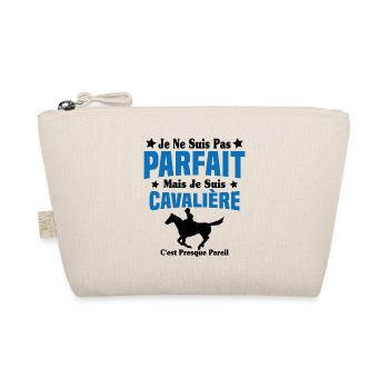 Je ne suis pas Parfait mais je suis Cavalière - Trousse biologique - nature - Devant