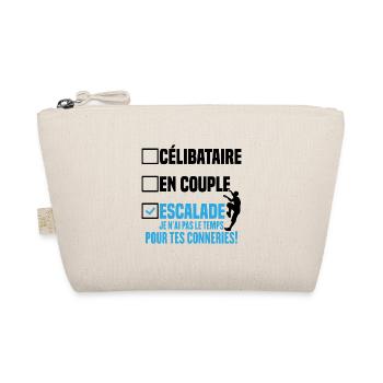 Escalade Célibataire En Couple Cadeau Humour - Trousse biologique - nature - Devant
