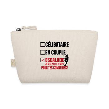 Escalade Célibataire En Couple Cadeau Humour - Trousse biologique - nature - Devant