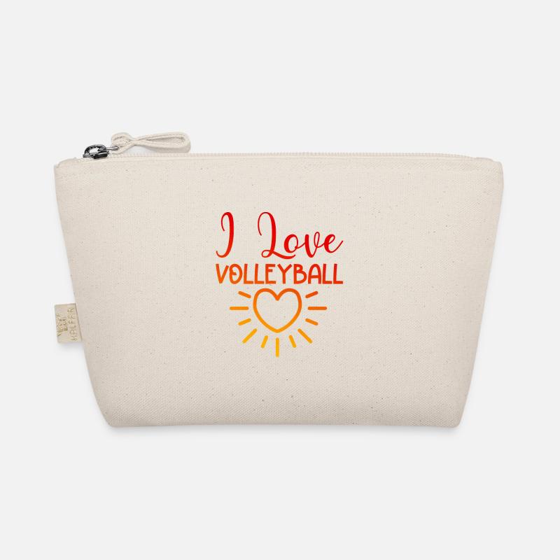 Ich liebe Volleyball Bio-Täschchen
